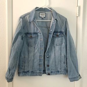 Forever 21 light wash jean jacket